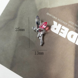 <b>Crystal</b> Ballerina <b>Stud</b> <b>Earrings</b> With Zircon Inlay For Everyday Wear - Product Image 3