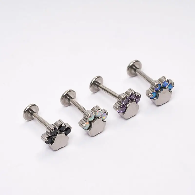 Hot Selling G23 ASTM F136 Titanium Stud Earrings Nose Stud Body Piercing Accessories Fashion Piercing Jewelry