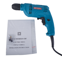 Perceuse électrique filaire BYT-6001 450W, perceuse à main 10mm pour le perçage du bois et du métal, outils électriques