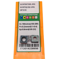 Outil de fraisage de tournage pour acier inoxydable SCMTTCMT/CCMT/DCMT PVD CVD revêtement CNC insert en carbure de tungstène