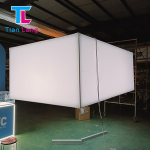 Cadre en aluminium de cabine de boîte à lumière de cube à 5 côtés réutilisable portatif de LED avec le tissu de tension pour des salons commerciaux et des expositions - Product Image 4