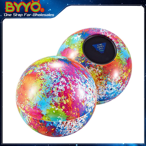 ลูกบอลมายากล Tie Dye 8 Ball สีรุ้งหลากสี ลูกบอลทำนายดวงชะตา พิมพ์โลโก้ได้ พกพาสะดวก พิมพ์ลายดิจิตอล ของเล่นเด็ก ของชำร่วยงานปาร์ตี้ - Product Image 1