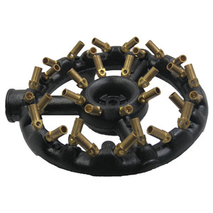 Electrodomésticos industriales Estufa de gas de hierro fundido Quemador de <span class=keywords><strong>wok</strong></span> Puntas de quemador de gas Quemador de chorro con 32 boquillas - Product Image 5