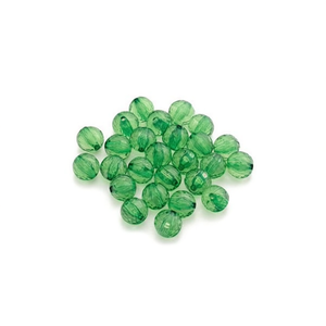 Ilan Abalorios Perline Rotonde Sfaccettate Verdi da 10mm 15g per Creazione di Gioielli - Product Image 2