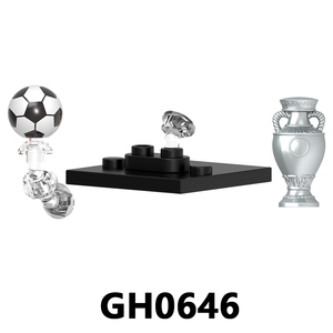 G0183 Jouets de construction éducatifs en plastique pour enfants, personnages célèbres de football, joueurs de football, sportifs, cadeaux pour enfants - Product Image 4