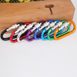 Porte-clés à clip noir, petit crochet à ressort, sécurité rotative, mini verrouillage, logo en aluminium personnalisé, <span class=keywords><strong>mousqueton</strong></span> métallique, vente en gros, pièces - Product Image 3