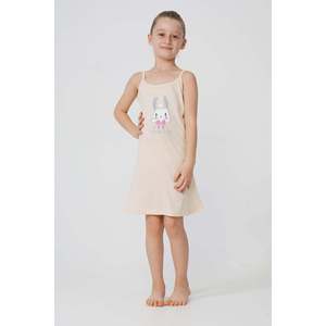 Vestido de tirantes finos sin mangas para niñas Tuni Kids, corte en A, colores variados - Product Image 4