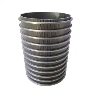 Good In Filtration And Fluidity Wedge Wire Screen Filter Tube Stainless Steel Wire Mesh Filter For Water Well