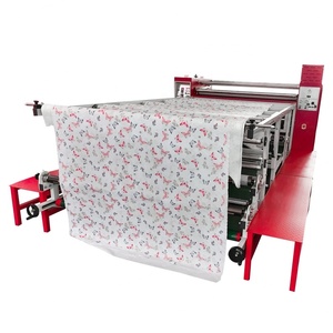 Presse à chaud semi-automatique 600 mm à tambour haute vitesse pour vêtements de sport, base à huile pour maillots de bain - Entraînement mécanique - Product Image 2