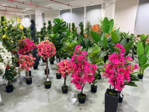 PZ-4-82-1/2 Plante artificielle <span class=keywords><strong>en</strong></span> <span class=keywords><strong>pot</strong></span> faite à la main, fleurs de cerisier <span class=keywords><strong>en</strong></span> soie artificielle blanches et roses, pour la décoration de mariage et de la maison - Product Image 6