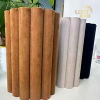 Décoration Pliable Suede-like Tissu Dôme Demi-Rond Tambour Panneau de Bois Décoration Bois Intérieur 3d Panneau Mural en Bois