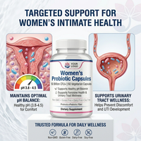 Probiotiques pour femmes 100 milliards d'UFC (par portion) |   Équilibre du pH féminin et soutien de la santé intestinale |   Capsules végétariennes non-OGM