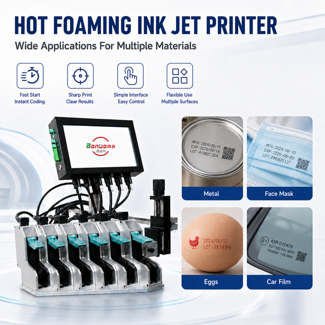 Industrial Date Code Printer Digital Thermal Inkjet Equipment for Packaging Traceability Manufacturing Solution