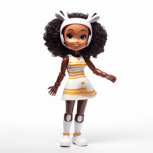 工場Oemアメリカンブラックガールドールレディースブラックファッションドール - Product Image 1