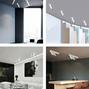Lampe de piste <span class=keywords><strong>Angie</strong></span> à cadre réglable, montage en surface, anti-éblouissement, moderne, de haute qualité, pour galerie, éclairage intérieur, spot LED, dimmable, CRI - Product Image 6