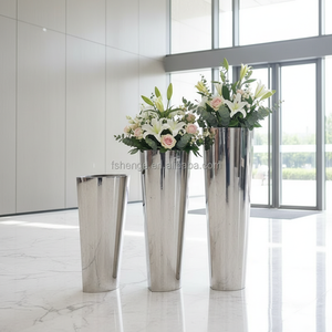 Décoration d'<span class=keywords><strong>intérieur</strong></span>, vase à fleurs de luxe, pots à fleurs pour la décoration de la maison, <span class=keywords><strong>jardinière</strong></span> d'<span class=keywords><strong>intérieur</strong></span>, <span class=keywords><strong>jardinière</strong></span> de jardin extérieure, pots à plantes en métal d'extérieur - Product Image 3