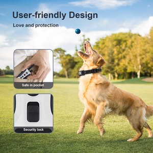 2025 Модернизированный 4000ft ошейник для дрессировки собак с дистанционно регулируемым звуком Вибрационный шок IP67 с мигающим светом для ночных прогулок - Product Image 6