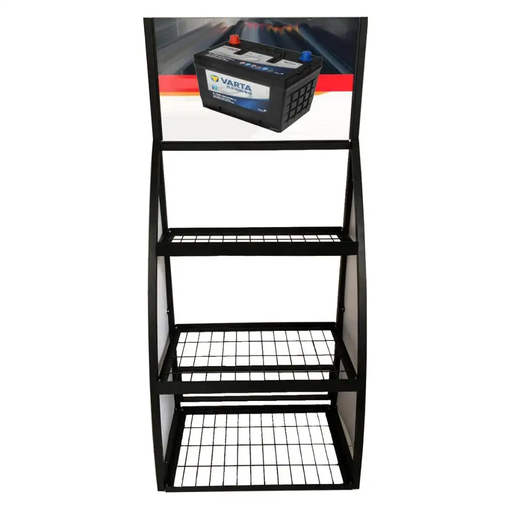 2021 customized car battery display car battery rack battery stand