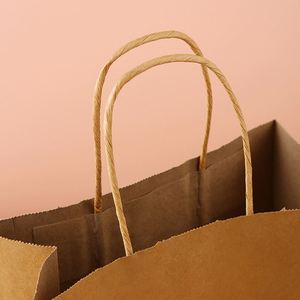 Wholesale Tote <b>Bag</b> Custom Printed Kraft Paper <b>Bags</b> Gift Shopping Packaging <b>Bags</b> with Logos - Product Image 2