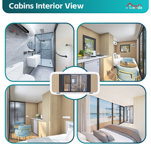 Winhouse chuyên nghiệp tùy chỉnh mô-đun nhà tiền chế biệt thự trang bị container nhà cabin Granny nhà phẳng - Product Image 5