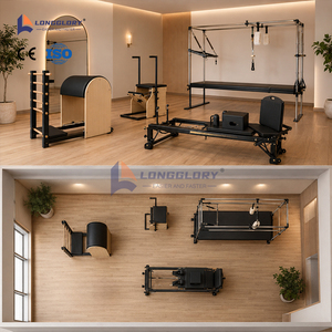 Máquinas de Pilates Studio: Reformer de Pilates Cadillac de media torre de aluminio, personalizado, directo de fábrica, todo en uno - Product Image 3