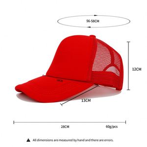 Promotion Casquette de baseball 5 panneaux en mousse, style Trucker et Snapback, pour sports de plein air, vierge, personnalisable, vente en gros - Product Image 2