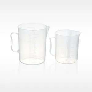 Goeielewe 20pcs Plastic Medicine Cups with Lids, 30ml Clear Reusable Graduated Cups Transparent Scale Measuring Cups, Measure Container for Mixed