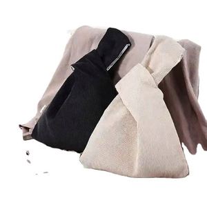 Bolsa de Mano Japonesa Personalizada, Reutilizable, Portátil, de Tela de Algodón y Pana, con Cordón y Nudo, Venta al Por Mayor - Product Image 4