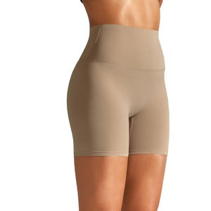 GC Women's High Waist Yoga Shorts Hip Lifting Fitness Pants with Solid Pattern Spandex/Nylon for Running Sports - Product Image 2