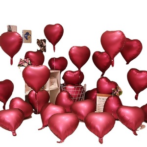 Ballon en aluminium en forme de cœur de 18 pouces pour mariage, anniversaire, Saint-Valentin, décoration de chambre, ballon d'amour, vente en gros - Product Image 5