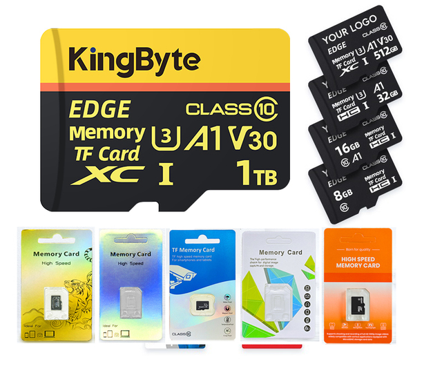 128GB & 64GB TF Mini SD Card V30 Speed Plastic Memory Card for Phone SD Game Camera MP3 DVR Compatibility