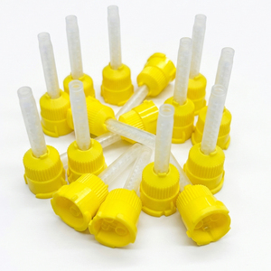 Puntas de mezcla dentales de <span class=keywords><strong>silicona</strong></span> de tipo corto <span class=keywords><strong>para</strong></span> ahorro de material de impresión, puntas desechables de entrega estática VPS Light Body - Product Image 1