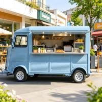 Camion de restauration entièrement équipé pour hot-dogs, avec cuisine commerciale complète pour hot-dogs, saucisses, frites, événements et vente à emporter