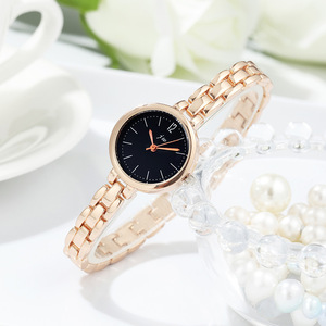 Reloj de cuarzo para mujer, reloj pequeño para mujer, reloj con pulsera de aleación - Product Image 1