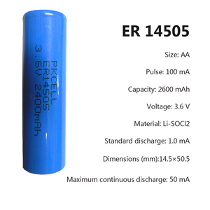 Nhà máy <span class=keywords><strong>3.6</strong></span> Volt lisoci2 <span class=keywords><strong>3.6</strong></span> <span class=keywords><strong>V</strong></span> 2400mAh 5200mAh 2700mAh <span class=keywords><strong>AA</strong></span> <span class=keywords><strong>3.6</strong></span> <span class=keywords><strong>V</strong></span> er14505m er14505h pin <span class=keywords><strong>3.6</strong></span> <span class=keywords><strong>V</strong></span> Lithium er14505 Pin - Product Image 5