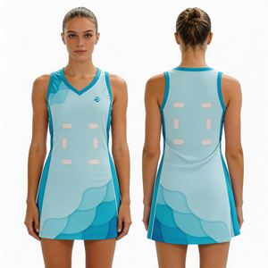 Uniformes de Netball Juveniles Sublimados con Diseño Innovador, Último Diseño de Vestido, Uniformes de Netball con Logotipo Personalizado - Product Image 3