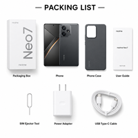 Teléfono Inteligente para Juegos Realme Neo7 5G, Dimensity 9300+, 7000 mAh, Carga Súper Rápida de 80 W, Pantalla AMOLED de 6000 Nits, Cámara OIS de 50 MP, NFC, en Oferta