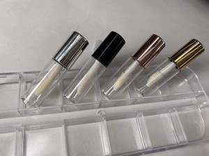 <span class=keywords><strong>Tubes</strong></span> de couleur pour les lèvres miniatures vides de 1,2 ml, emballage d'échantillon, tube de gloss à lèvres pour essayer, logo personnalisé, marque - Product Image 6