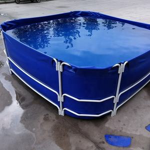 Pare-soleil résistant au froid bâche PVC épaissie durable facile à installer support de tuyau en acier réservoir d'étang à poissons carré - Product Image 6