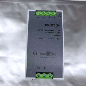 DR-120-24 แหล่งจ่ายไฟราง DIN 120W 24V 5A แหล่งจ่ายไฟแบบสวิตช์อุตสาหกรรมพร้อมอินพุตอเนกประสงค์ - Product Image 4