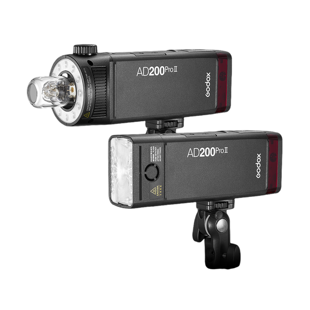 Ad200pro Ii 2.4g Ttl Studio Strobe Flash 1/8000 Hss Outdoor Photography Pocket Flash Light With 2900mah Lithium Battery