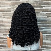 Perruques Lace Front 13X4 en Cheveux Vierges HD, Boucles Birmanes, Transfrontalières, En Stock