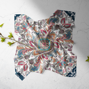 Bufanda <span class=keywords><strong>de</strong></span> seda versátil para trenzas <span class=keywords><strong>de</strong></span> <span class=keywords><strong>cabello</strong></span> Coletas y bollos Bufandas <span class=keywords><strong>de</strong></span> seda elegantes para mujeres y Bandana <span class=keywords><strong>de</strong></span> seda <span class=keywords><strong>con</strong></span> patrón personalizado único - Product Image 2