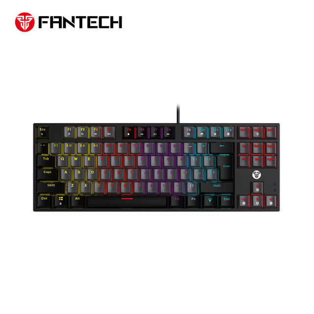 FANTECH MK876v2 Mechanical Gaming Keyboard RGB Hot Swappable Wired Mechanical Keyboard