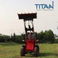 Titan Mini Hochwertiger Chinesischer Marken-Radlader 2t Hoflader mit Changchai Dieselmotor