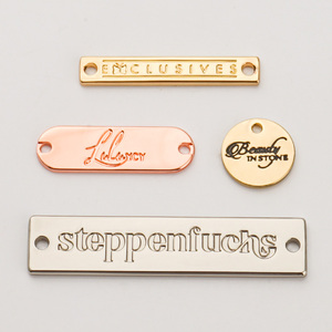 Purse Hat Accessories <strong>Custom</strong> <strong>Metal</strong> <strong>Clothing</strong> <strong>Labels</strong> Swimwear Sewing <strong>Metal</strong> Garment <strong>Labels</strong> Gold <strong>Metal</strong> Letters Logo For Clothes - Product Image 5