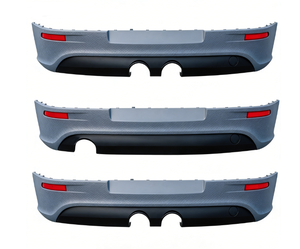 Kit carrosserie de mise à niveau pour <span class=keywords><strong>Golf</strong></span> V <span class=keywords><strong>GTI</strong></span> 2007-2009 Kit carrosserie avec feux antibrouillard Calandre avant Pare-chocs Jupes latérales Remplacement GF5 - Product Image 3