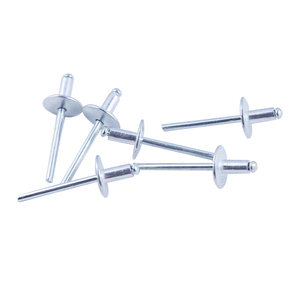 Rivets personnalisés à grande bride, rivets aveugles à tête dôme en aluminium, rivets aveugles à extrémité ouverte - Product Image 1