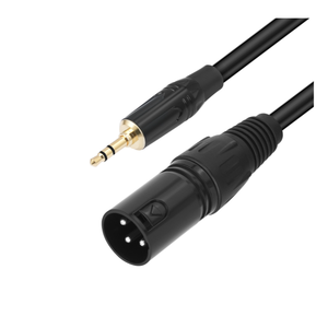 <span class=keywords><strong>Cable</strong></span> de Audio Estéreo TRS de 3.5mm con Conector Mini <span class=keywords><strong>Jack</strong></span> Balanceado Chapado en Oro, Macho a XLR Macho, para Micrófono, Altavoz, MP3, Teléfono Inteligente - Product Image 2