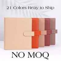 Hongbo superventas 20 colores pequeño Saffiano cuero A5 presupuesto carpeta Agenda planificador negro/oro-anillo organizador regalo de Navidad